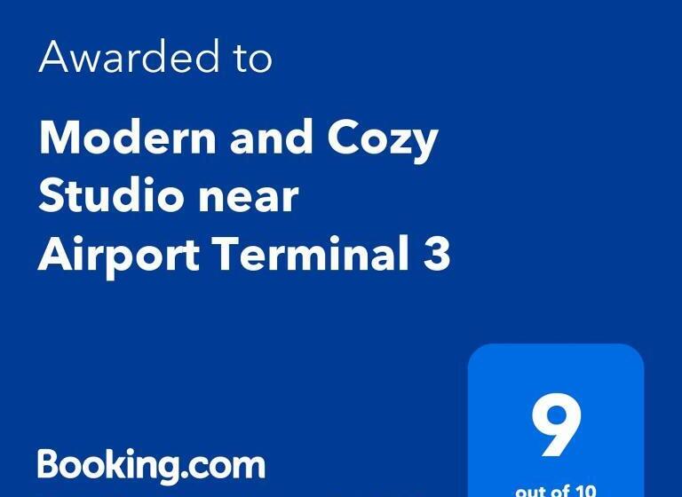 استودیوی استاندارد, Modern And Cozy Studio Near Airport Terminal 3