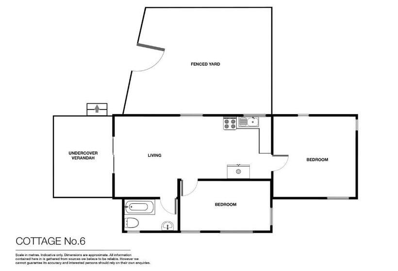 בונגלו סטנדרט עם נוף לגינה, Calm Waters Waterfront Cottages