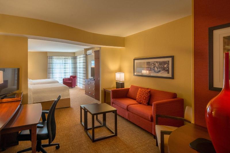 带大床的套房, Courtyard By Marriott Charleston Downtown/civic Center
