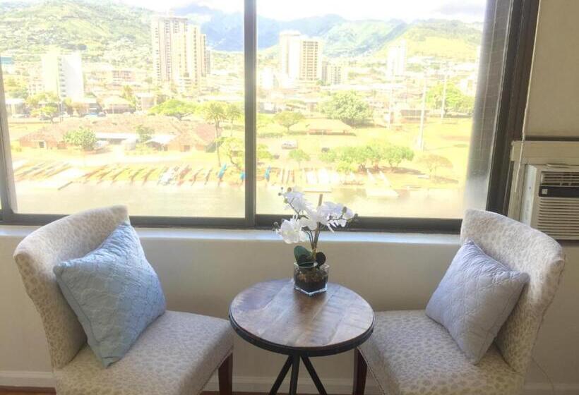 סטודיו סטנדרט עם נוף, Modern Waikiki Sleek Studio