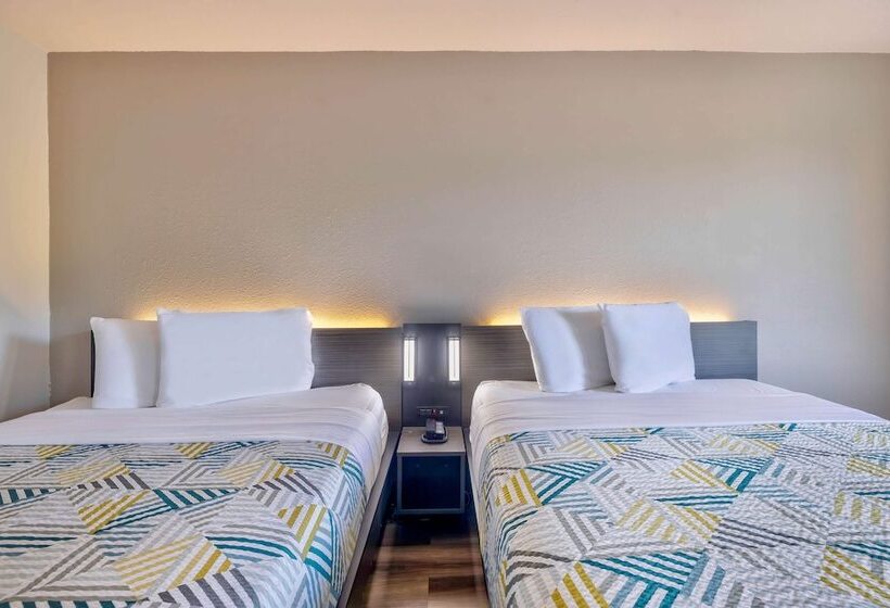 Номер Стандарт 2 Двуспальные Кровати, Motel 6 Hammond, In  Chicago Area