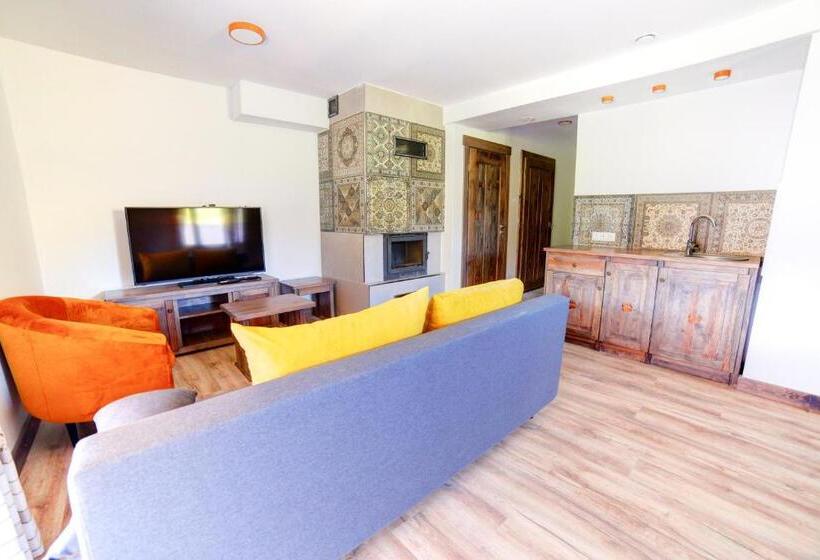 آپارتمان 1 خوابه با تراس, Solny   Resort W Bieszczadach