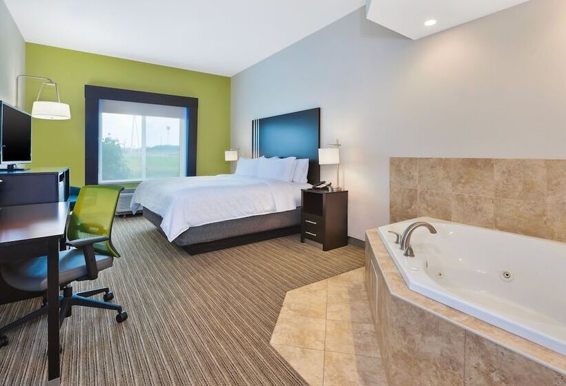带按摩浴盆的套房, Holiday Inn Express & Suites   Effingham, An Ihg