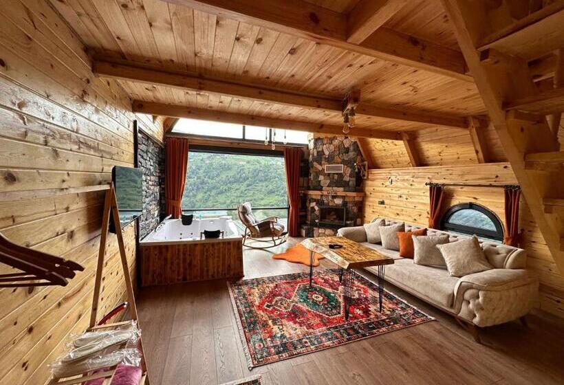 اتاق استاندارد سه تخته با چشم‌انداز, Puleri Suit Bungalow