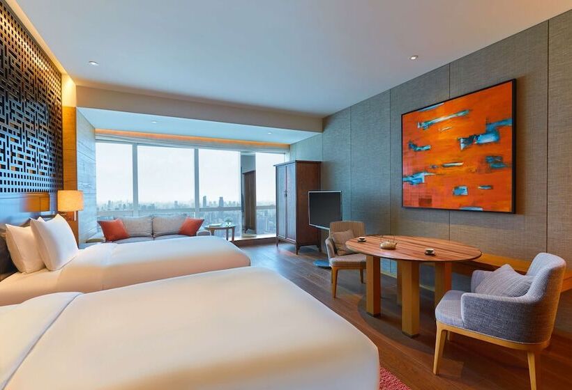 اتاق استاندارد با 2 تخت دوبل, Park Hyatt Guangzhou