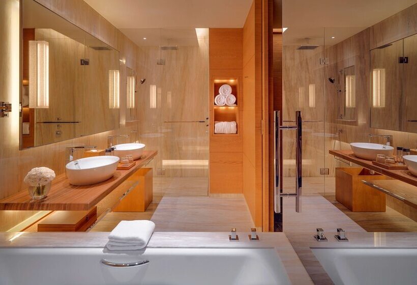 اتاق استاندارد با تخت دوبل و چشم‌انداز پارک, Park Hyatt Guangzhou