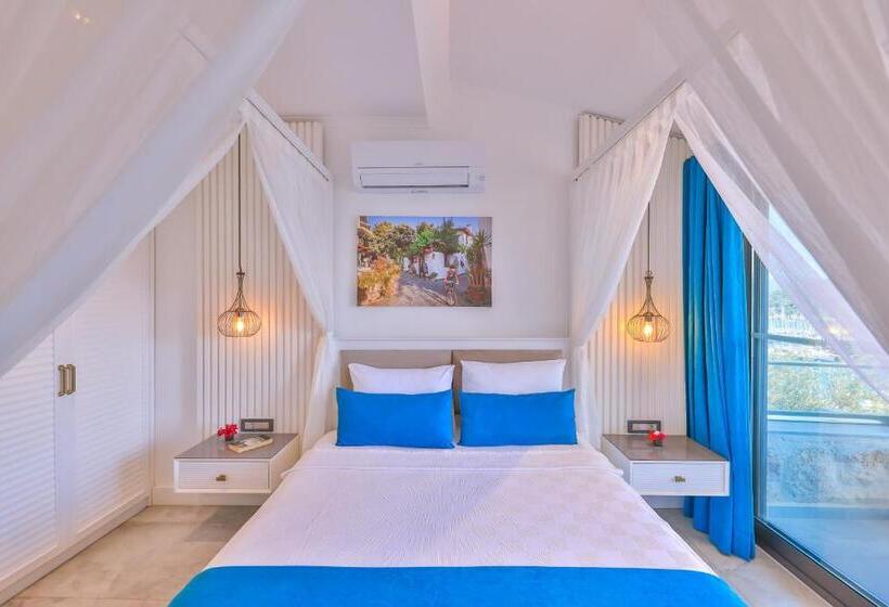 اتاق استاندارد با بالکن و چشم‌انداز دریا, Jasmine Otel