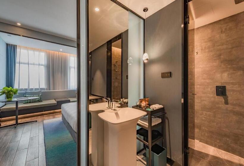 이그제큐티브 룸 킹사이즈 침대, Yiting Hotel Yuanzhou, Shanghai