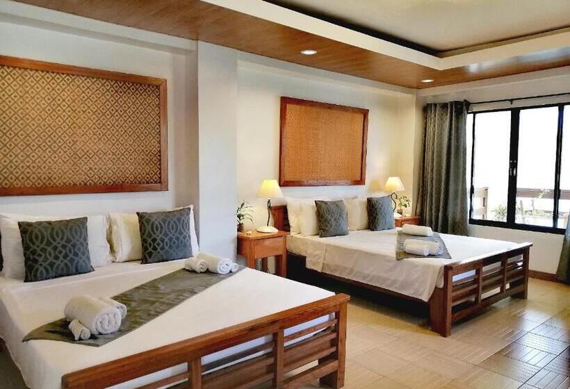 اتاق لوکس با بالکن و چشم‌انداز دریا, La Estancia Busuanga