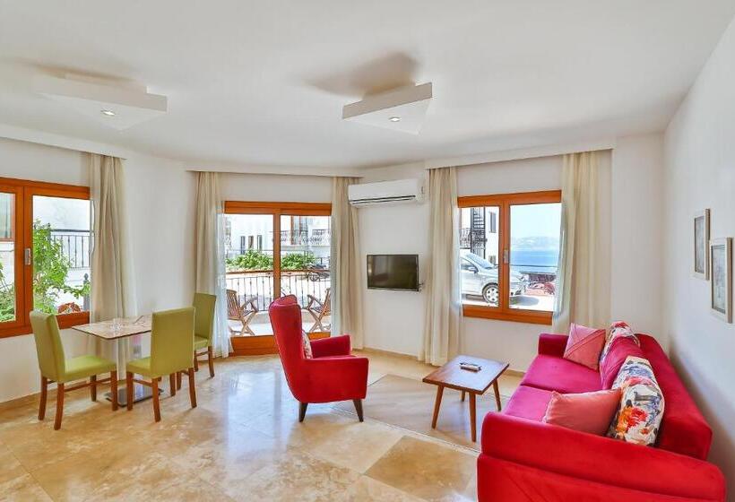 آپارتمان 1 خوابه همکف, çınarlar Apart Hotel Kaş