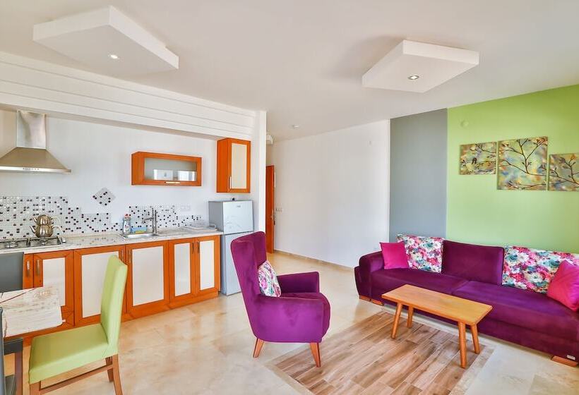 آپارتمان 1 خوابه همکف, çınarlar Apart Hotel Kaş