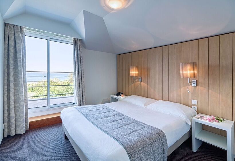 סוויטת ג'וניור צדדית נוף לים, Thalasso Concarneau Spa Marin Resort