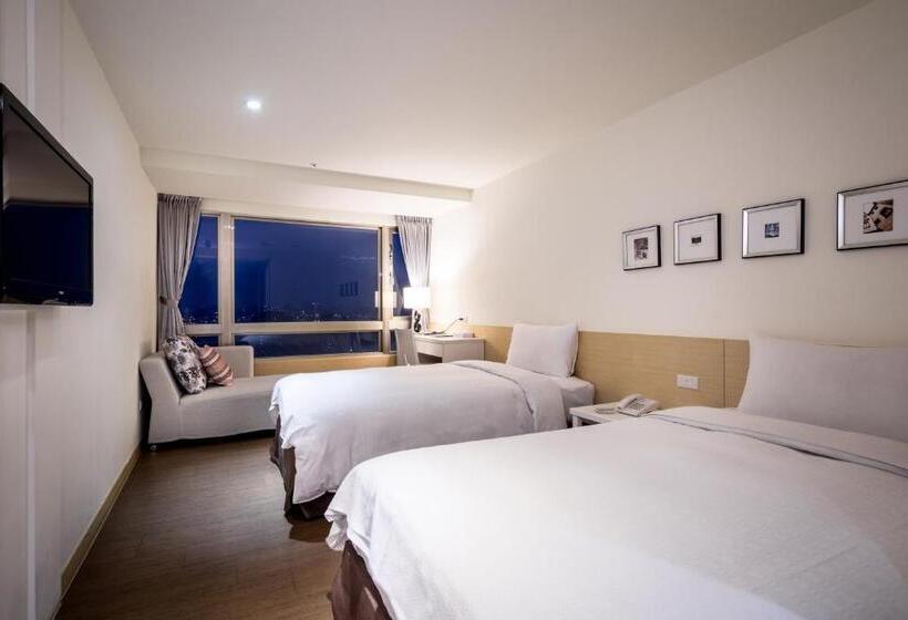 اتاق استاندارد با چشم‌انداز رودخانه, Wemeet Hotel Taipei