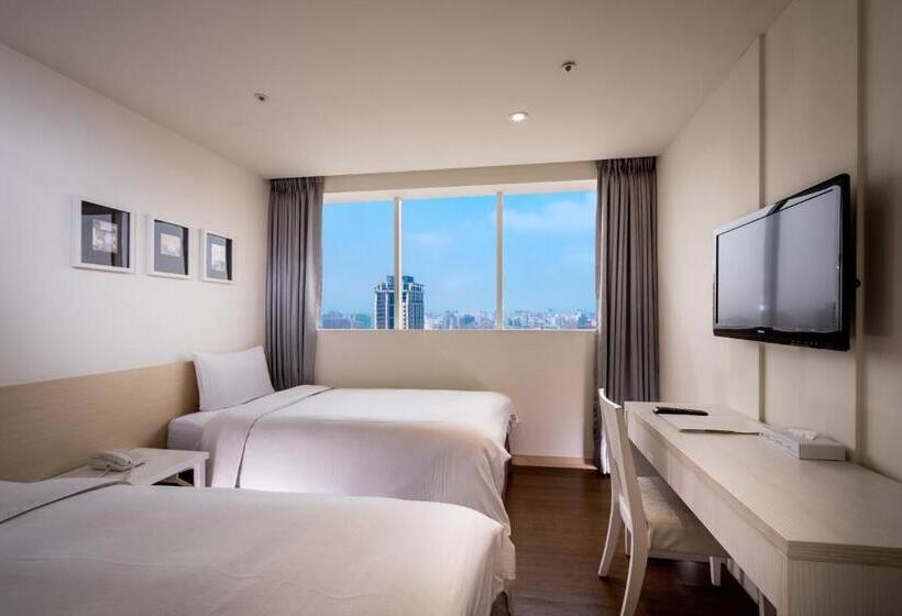 اتاق استاندارد با چشم‌انداز شهر, Wemeet Hotel Taipei