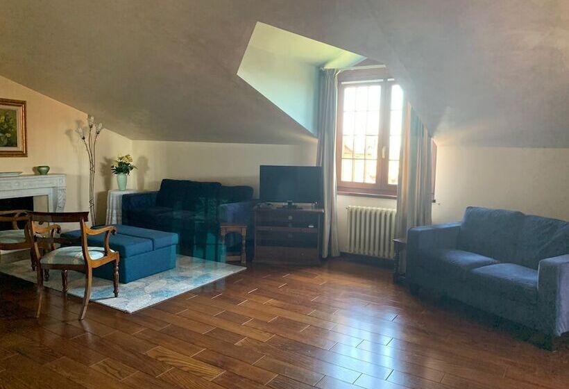 带花园景观的标准三人间, Locanda San Giacomo