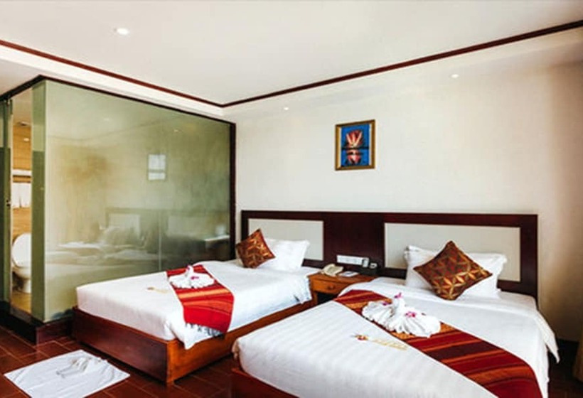 디럭스 룸, Xishuangbanna Hotel Laos Luang Prabang