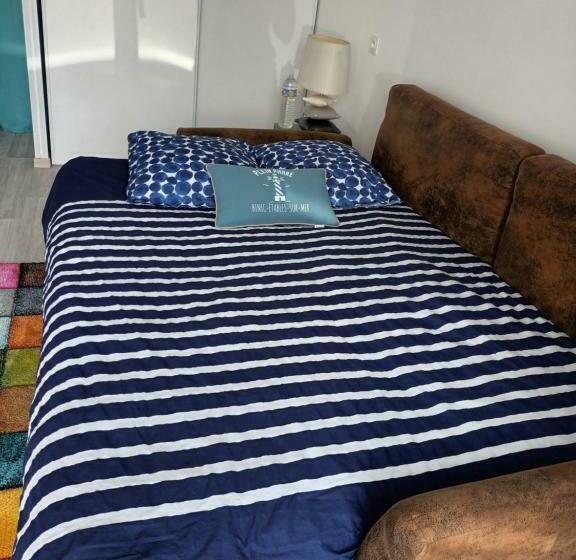 Номер Стандарт, Chambre D Hôte Privative  La Maison Bleue à La Mer