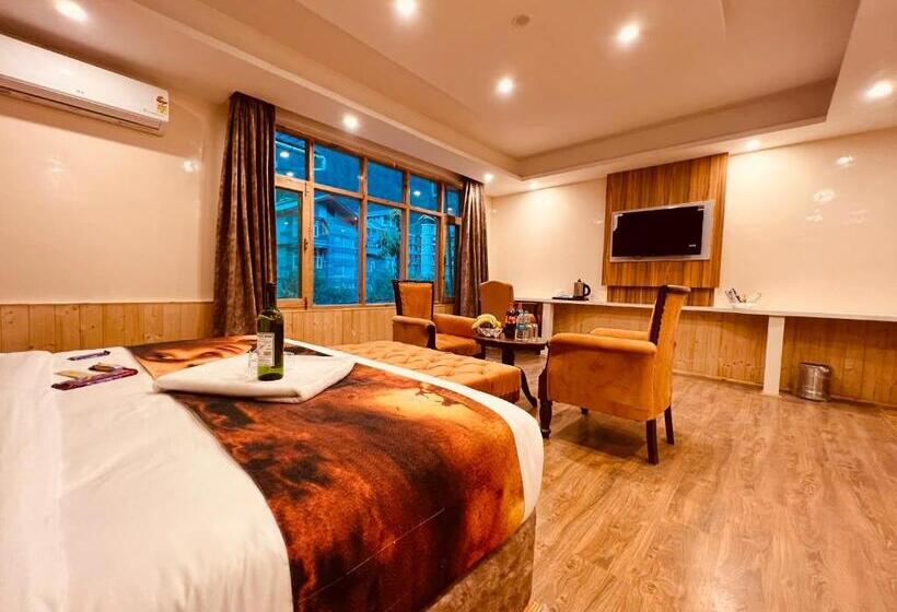스탠다드 룸 킹사이즈 침대, Hill River Resort By West Western