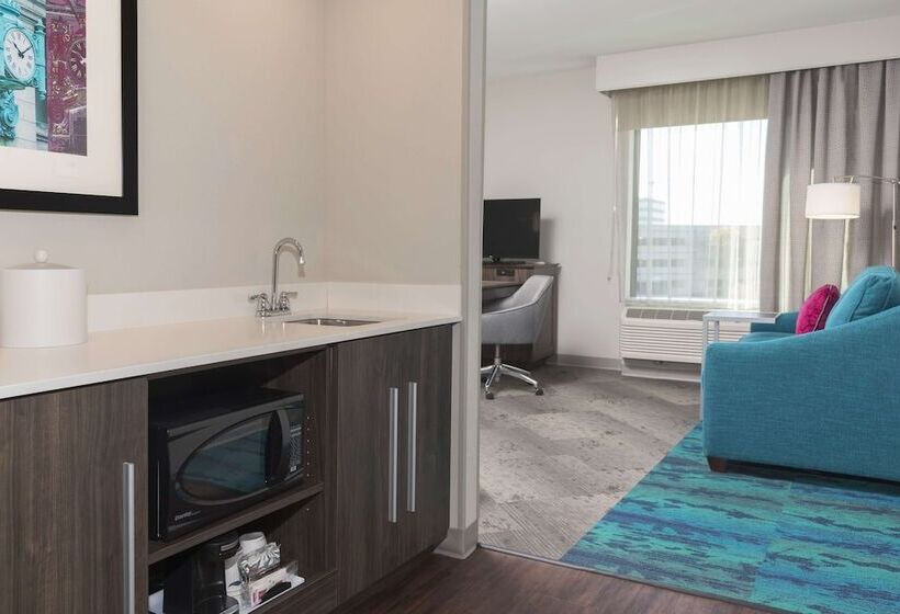 ダブルベッドのスタンダードスタジオ, Hampton Inn & Suites Chicago Schaumburg
