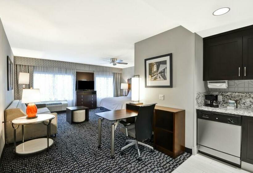 스탠다드 스튜디오 킹침대, Homewood Suites By Hilton Birmingham Downtown Near Uab