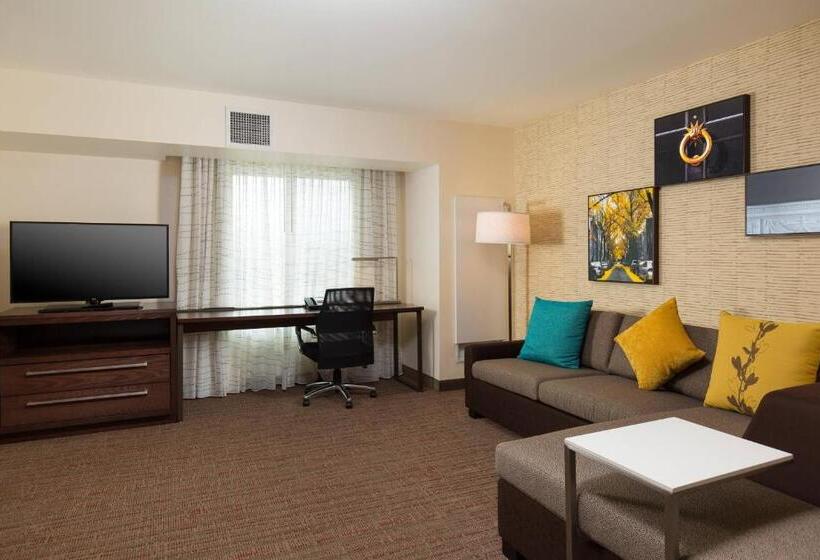 带大床的标准工作室, Residence Inn By Marriott Las Vegas Airport