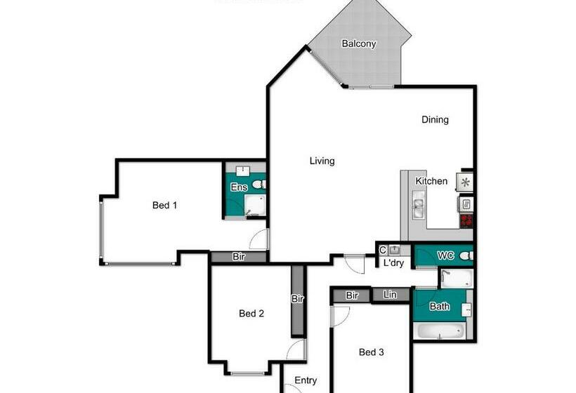 Апартаменты 3 Спальни, Portsea Village Resort
