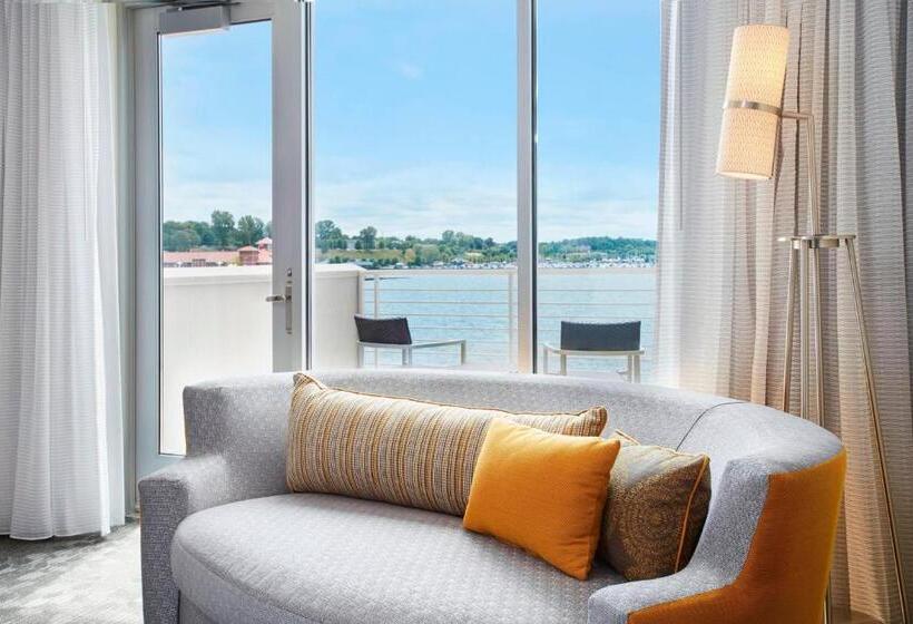 Номер Deluxe Кровать Кинг с Видом, Courtyard By Marriott Erie Bayfront