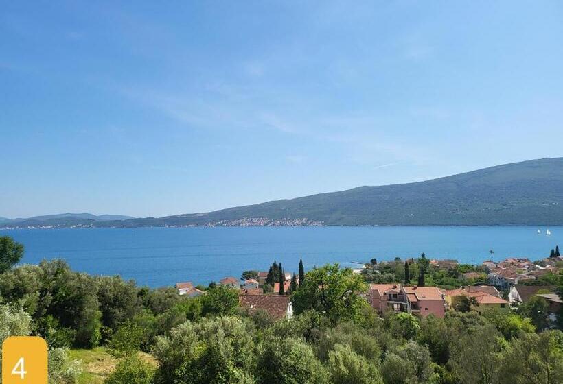 آپارتمان 1 خوابه با چشم‌انداز دریا, Sunrise Apartments Baošići
