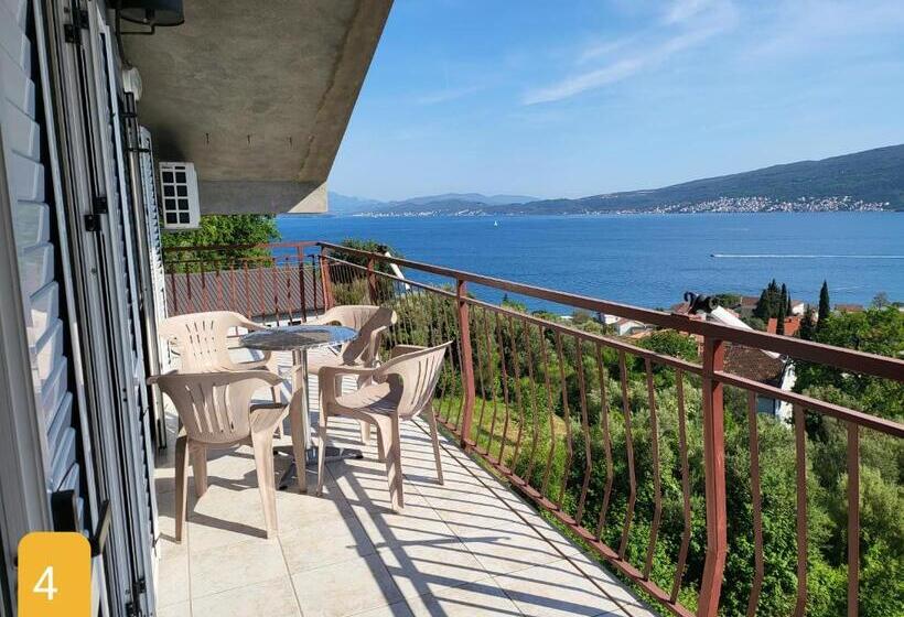 آپارتمان 1 خوابه با چشم‌انداز دریا, Sunrise Apartments Baošići