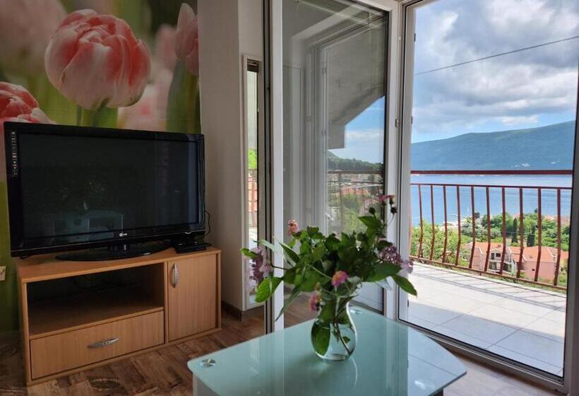 آپارتمان 1 خوابه با چشم‌انداز دریا, Sunrise Apartments Baošići