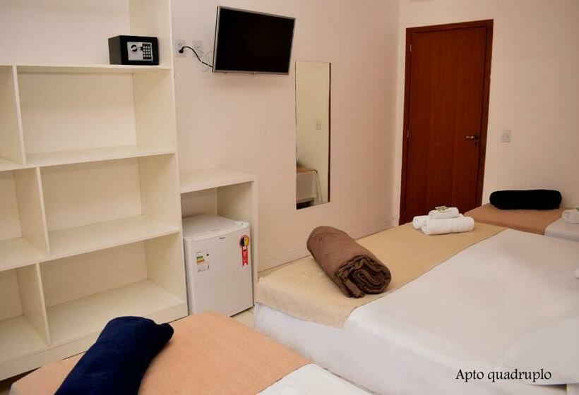 Quarto Quadruple Standart com Varanda, Estrela Do Mar