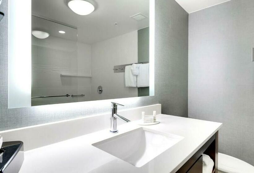 带大床的标准工作室, Residence Inn By Marriott Austin Airport