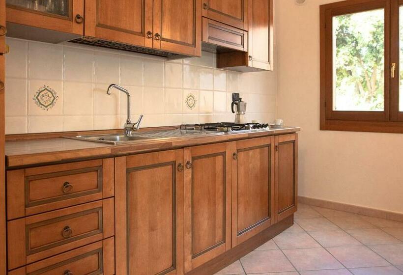 آپارتمان 1 خوابه با تراس, Isa   Residence With Swimming Pool In Sos Alinos, Apartments With Air Conditioning And Private Outdo