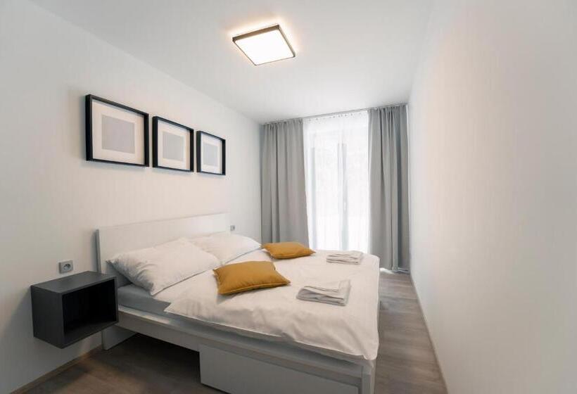 Апартаменты 1 Спальня с Видом, Apartmány Mlýn Herlíkovice