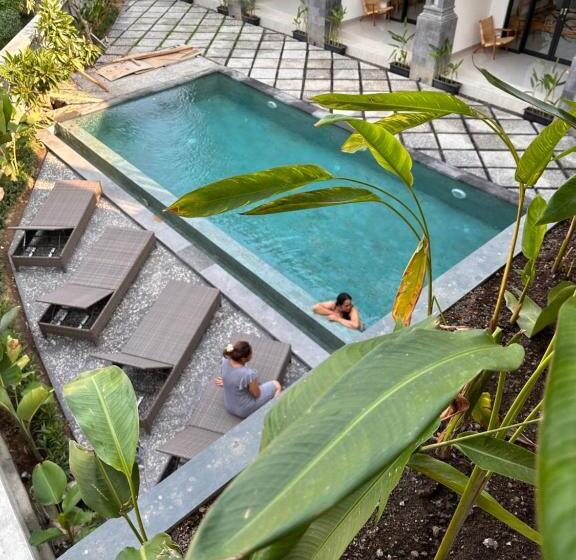 آپارتمان 1 خوابه با چشم‌انداز استخر, Adhya Apartments