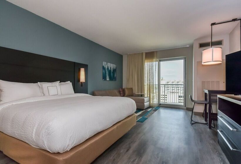 带双人床的标准工作室, Residence Inn By Marriott Myrtle Beach Oceanfront