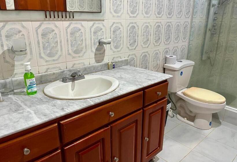 غرفة قياسية رباعية حمام مشترك, Hostal Mirador Tayrona