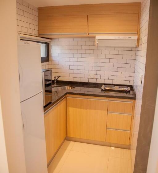 침실 1개 복층 룸, Lake Point Residencias