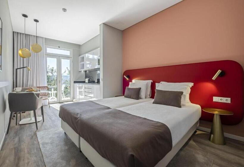디럭스 룸 바다 전망, King David Suites By Madeira Sun Travel
