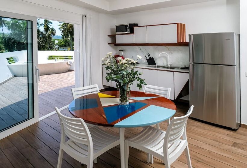 آپارتمان 1 خوابه با تراس, Puerto Plaza Las Terrenas