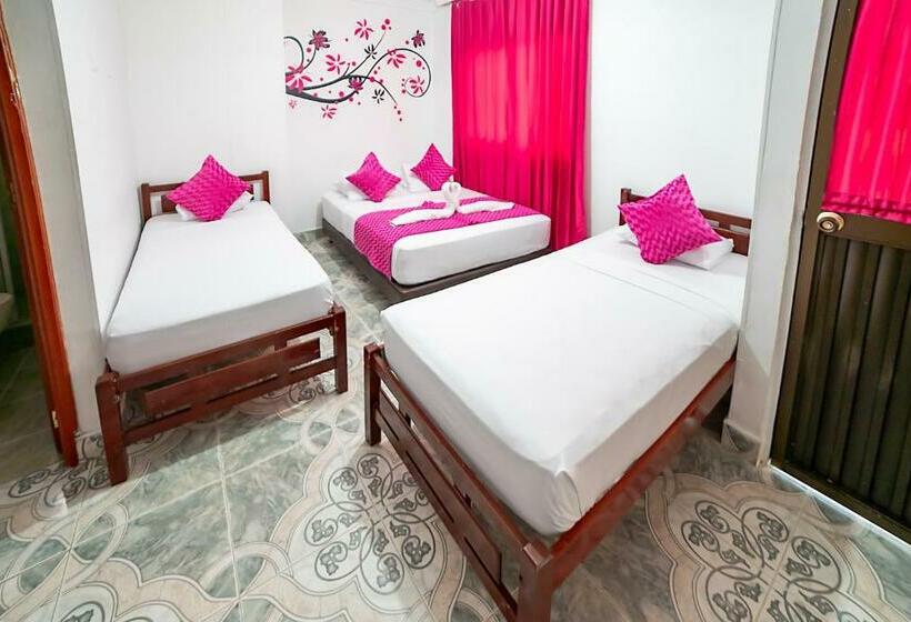 اتاق استاندارد چهار تخته, Rodadero Inn By Geh Suites