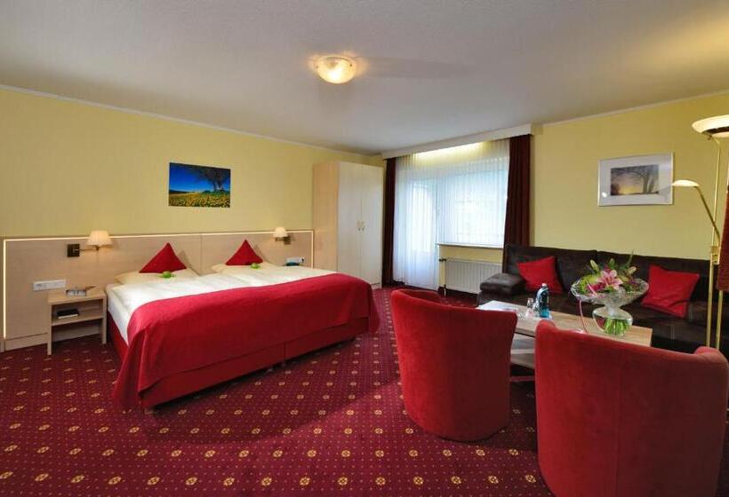 غرفة ديلوكس مزودة بشرفة, Landhotel Albers
