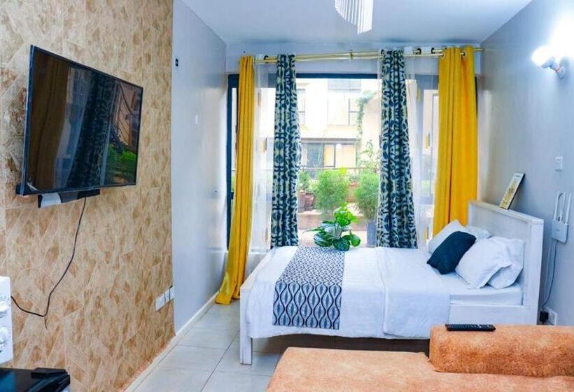 اتاق استاندارد با تراس, Kikat Furnished Studio Apartments
