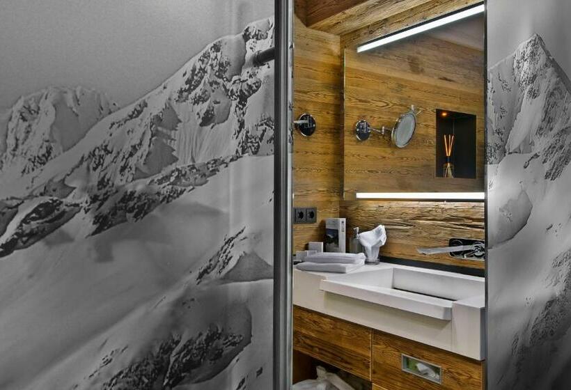 اتاق استاندارد یک تخته با بالکن, Pete Alpine Boutique Hotel   Klein Und Fein   Private Spa Suiten Und Zimmer