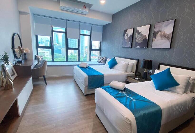 اتاق لوکس سه تخته, Ceylonz Starlight Suites Bukit Bintang