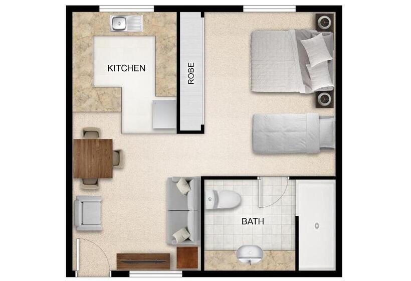 침실 1개 아파트, Haven Waters Motel & Apartments