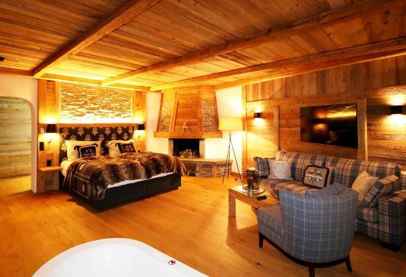اتاق لوکس با بالکن, Amber Ski In/out Hotel & Spa