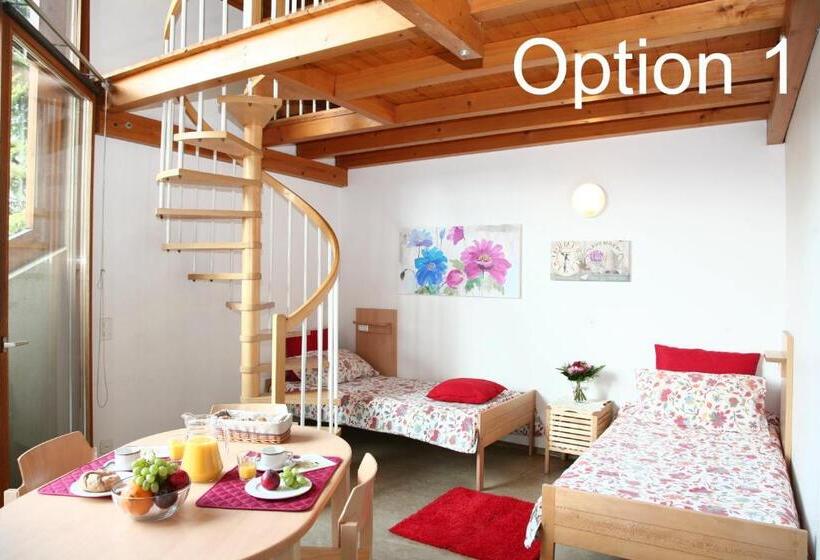 اتاق سوپریور چهار تخته, Lugano Savosa Youth Hostel