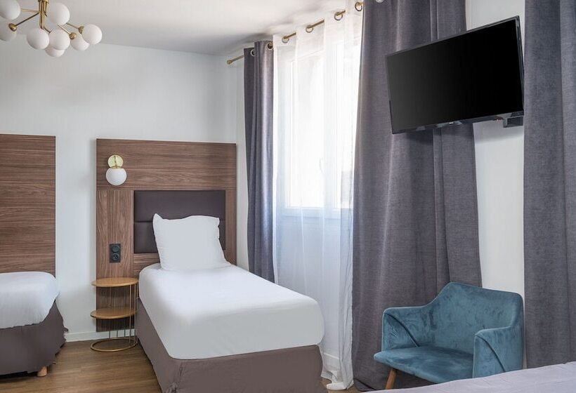 Трехместный Номер Комфорт, The Originals Boutique, Hôtel Le Marignan,le Havre Centre Gare
