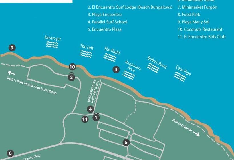 غرفة قياسية, El Encuentro Surf Lodge